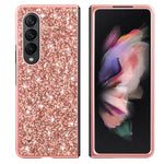 Custodia protettiva in TPU antiurto con polvere glitterata, For Samsung Galaxy Z Fold4