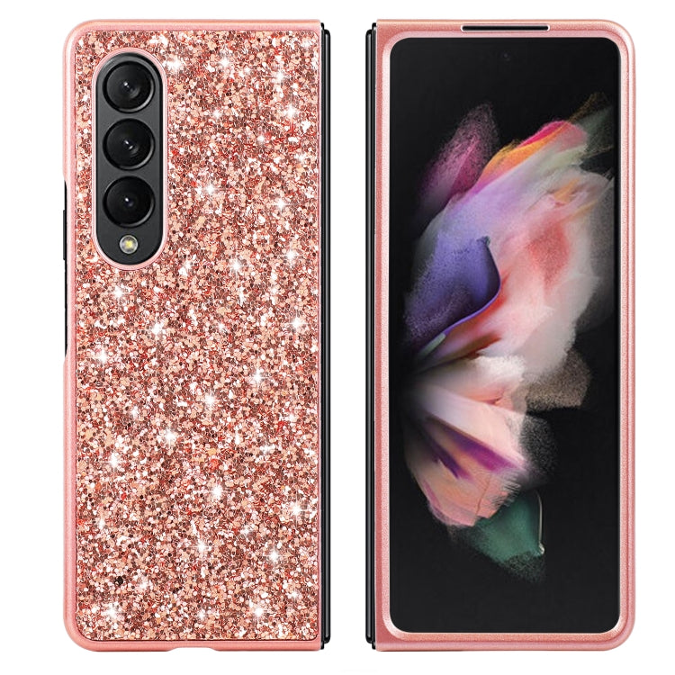 Custodia protettiva in TPU antiurto con polvere glitterata, For Samsung Galaxy Z Fold4