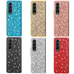 Custodia protettiva in TPU antiurto con polvere glitterata, For Samsung Galaxy Z Fold4