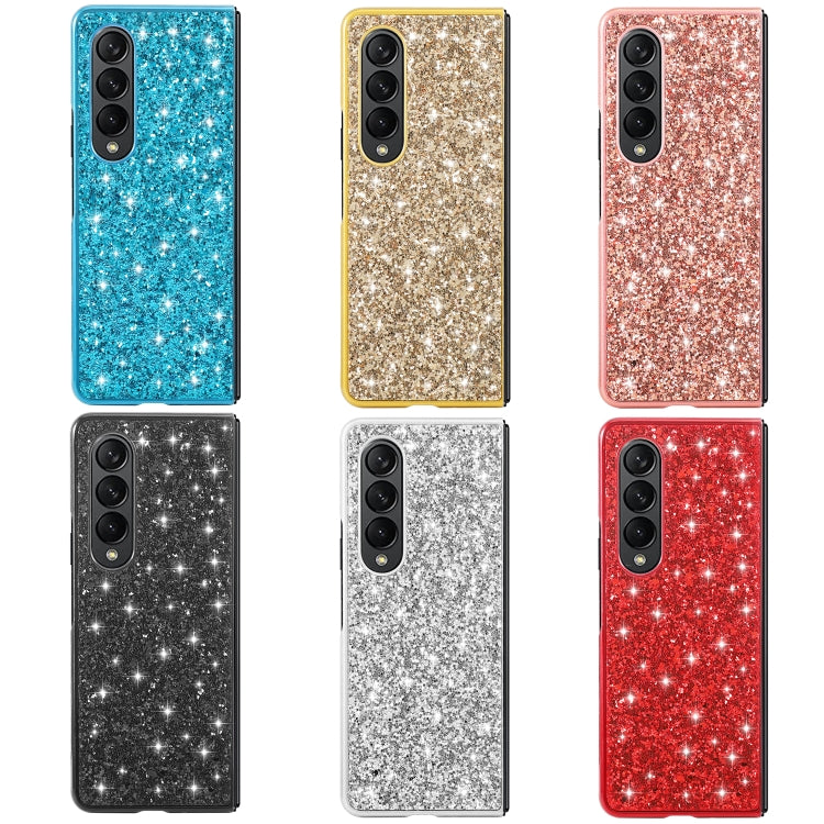 Custodia protettiva in TPU antiurto con polvere glitterata, For Samsung Galaxy Z Fold4