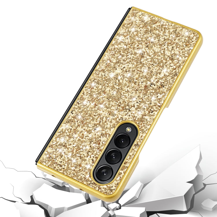 Custodia protettiva in TPU antiurto con polvere glitterata, For Samsung Galaxy Z Fold4