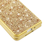 Custodia protettiva in TPU antiurto con polvere glitterata, For Samsung Galaxy Z Fold4
