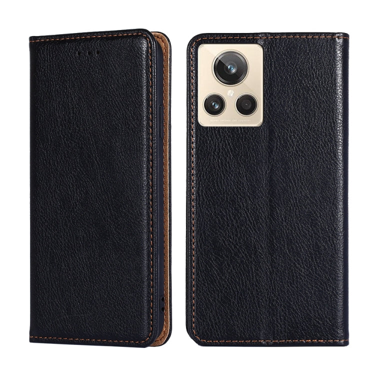 Custodia per telefono in pelle magnetica tinta unita lucida olio, For Realme GT2 Explorer Master, For vivo iQOO Z6 44W/T1 Snapdragon 680, For vivo Y77 5G Global, For Motorola Moto G32 4G