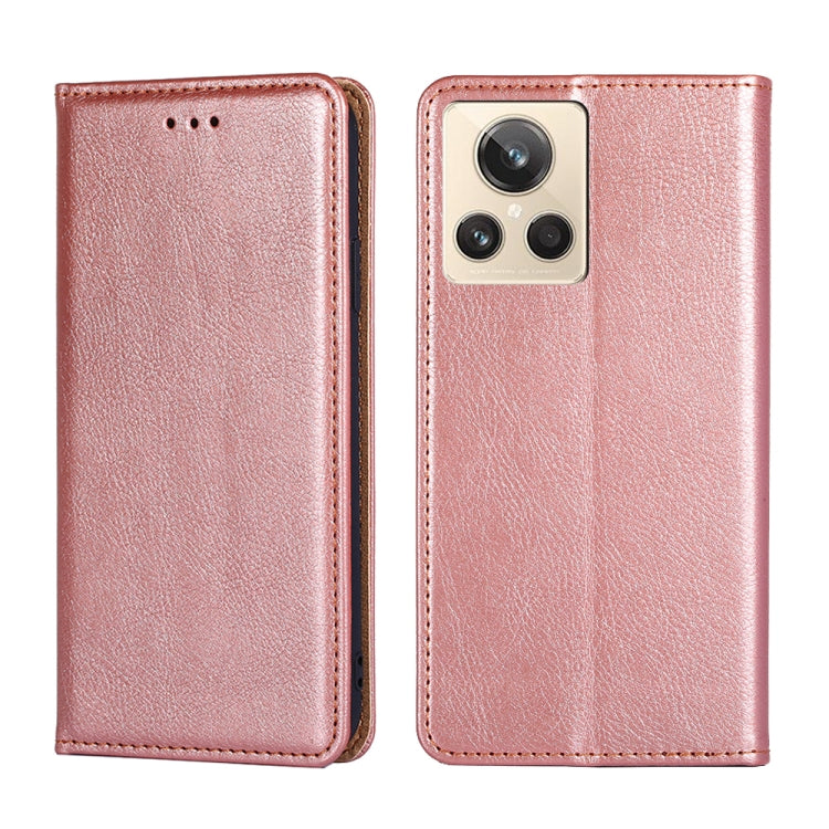 Custodia per telefono in pelle magnetica tinta unita lucida olio, For Realme GT2 Explorer Master, For vivo iQOO Z6 44W/T1 Snapdragon 680, For vivo Y77 5G Global, For Motorola Moto G32 4G