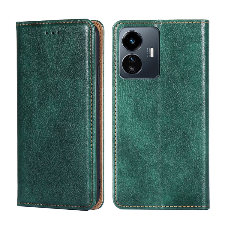 Custodia per telefono in pelle magnetica tinta unita lucida olio, For Realme GT2 Explorer Master, For vivo iQOO Z6 44W/T1 Snapdragon 680, For vivo Y77 5G Global, For Motorola Moto G32 4G