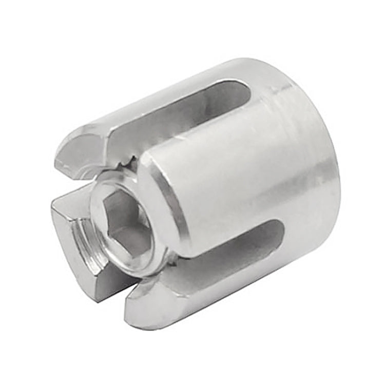 Clip fissa a croce per cavo metallico da giardino in acciaio inossidabile 316, M8x2, M10x3, M12x4, M12x5, M12x6, M16x8
