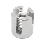 Clip fissa a croce per cavo metallico da giardino in acciaio inossidabile 316, M8x2, M10x3, M12x4, M12x5, M12x6, M16x8