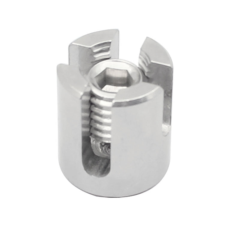 Clip fissa a croce per cavo metallico da giardino in acciaio inossidabile 316, M8x2, M10x3, M12x4, M12x5, M12x6, M16x8