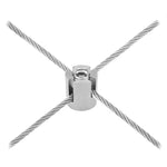 Clip fissa a croce per cavo metallico da giardino in acciaio inossidabile 316, M8x2, M10x3, M12x4, M12x5, M12x6, M16x8