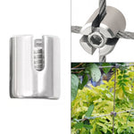 Clip fissa a croce per cavo metallico da giardino in acciaio inossidabile 316, M8x2, M10x3, M12x4, M12x5, M12x6, M16x8