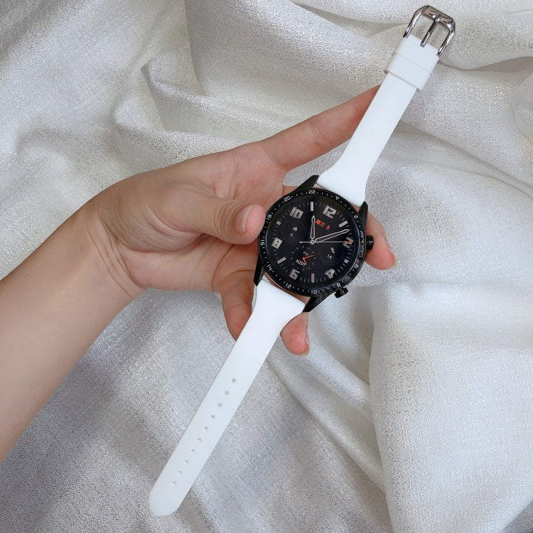 Cinturino universale in silicone con fibbia a T, 20mm