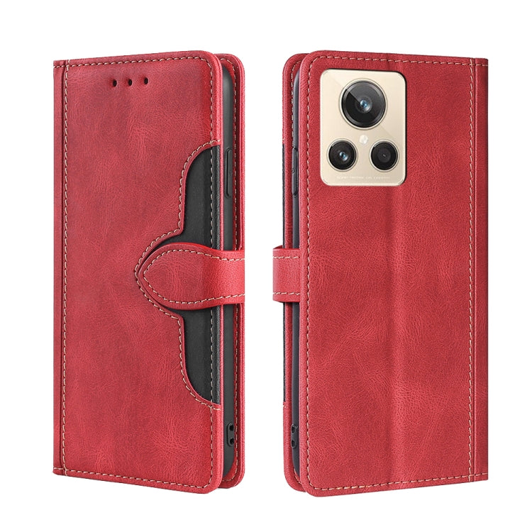 Custodia per telefono in pelle con fibbia magnetica Skin Feel, For Motorola Moto G32 4G, For Realme GT2 Explorer Master, For vivo iQOO Z6 44W/T1 Snapdragon 680, For vivo Y77 5G Global