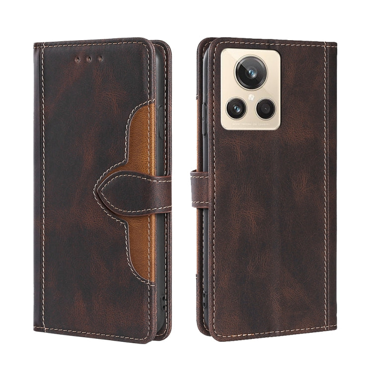 Custodia per telefono in pelle con fibbia magnetica Skin Feel, For Motorola Moto G32 4G, For Realme GT2 Explorer Master, For vivo iQOO Z6 44W/T1 Snapdragon 680, For vivo Y77 5G Global
