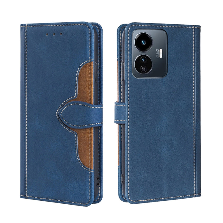 Custodia per telefono in pelle con fibbia magnetica Skin Feel, For Motorola Moto G32 4G, For Realme GT2 Explorer Master, For vivo iQOO Z6 44W/T1 Snapdragon 680, For vivo Y77 5G Global
