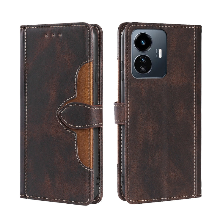 Custodia per telefono in pelle con fibbia magnetica Skin Feel, For Motorola Moto G32 4G, For Realme GT2 Explorer Master, For vivo iQOO Z6 44W/T1 Snapdragon 680, For vivo Y77 5G Global
