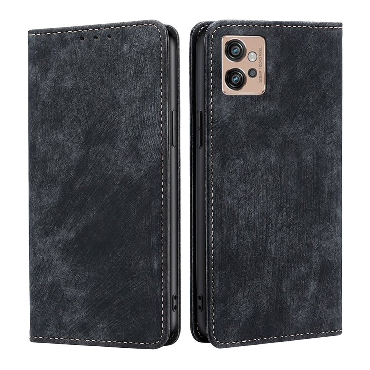 Custodia per telefono in pelle magnetica con spazzola antifurto RFID, For Motorola Moto G32 4G, For Realme GT2 Explorer Master, For vivo iQOO Z6 44W/T1 Snapdragon 680, For vivo Y77 5G Global