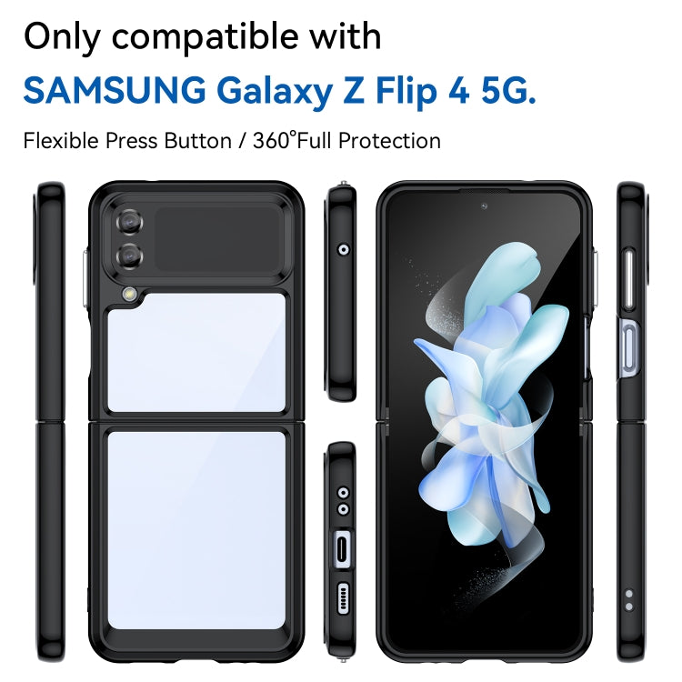 Custodia per telefono in acrilico + TPU serie colorata, For Samsung Galaxy Z Flip3 5G