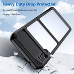Custodia per telefono in acrilico + TPU serie colorata, For Samsung Galaxy Z Flip3 5G