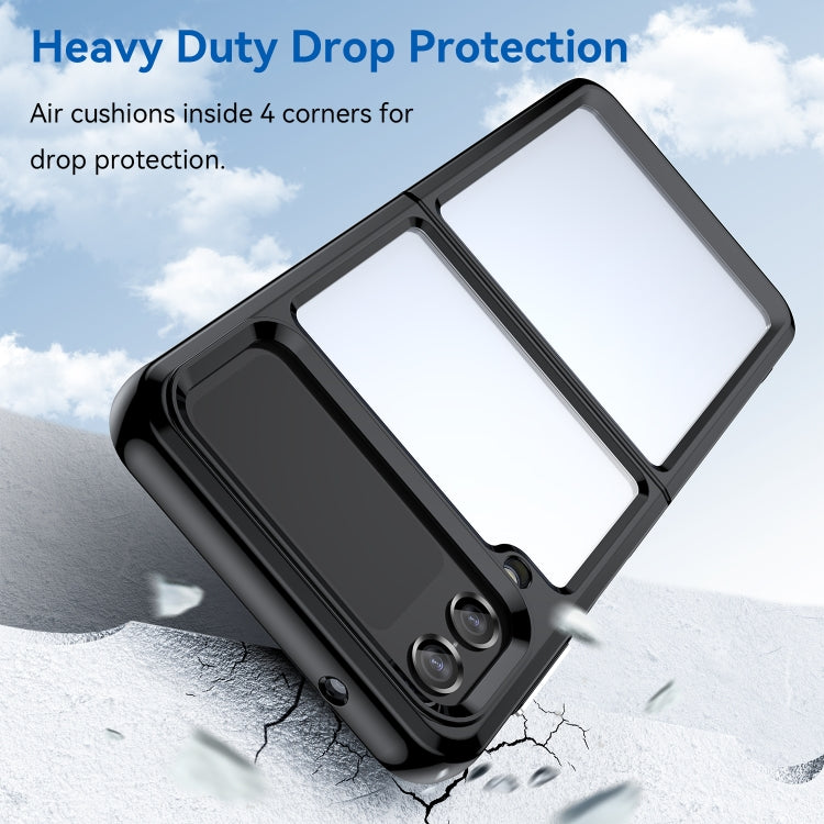 Custodia per telefono in acrilico + TPU serie colorata, For Samsung Galaxy Z Flip3 5G
