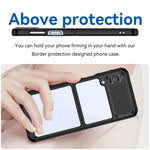 Custodia per telefono in acrilico + TPU serie colorata, For Samsung Galaxy Z Flip3 5G