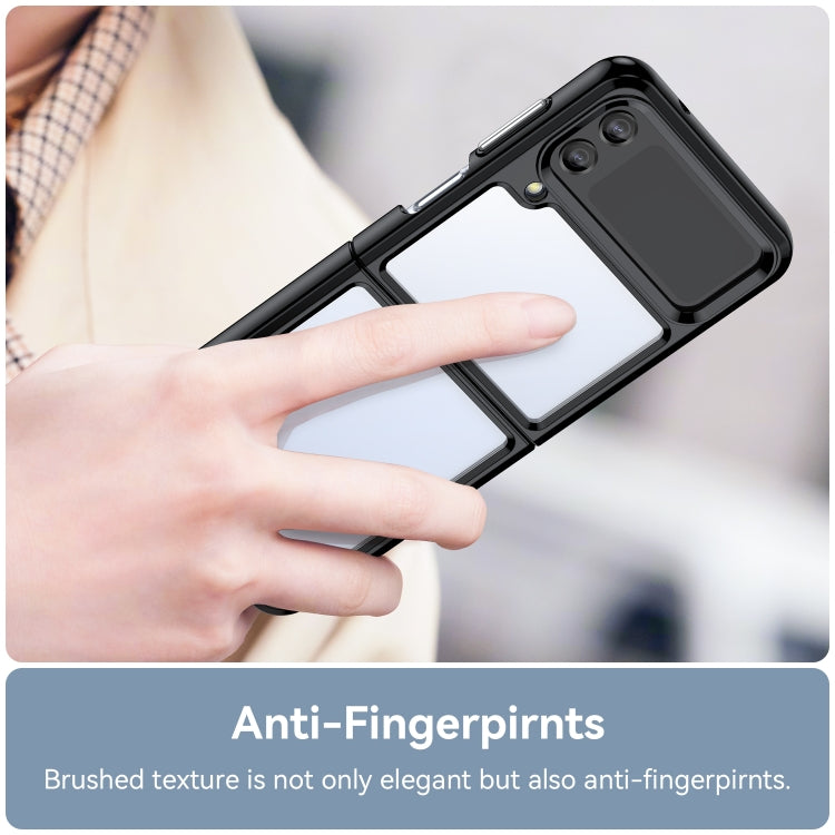 Custodia per telefono in acrilico + TPU serie colorata, For Samsung Galaxy Z Flip3 5G