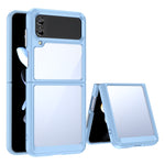 Custodia per telefono in acrilico + TPU serie colorata, For Samsung Galaxy Z Flip3 5G