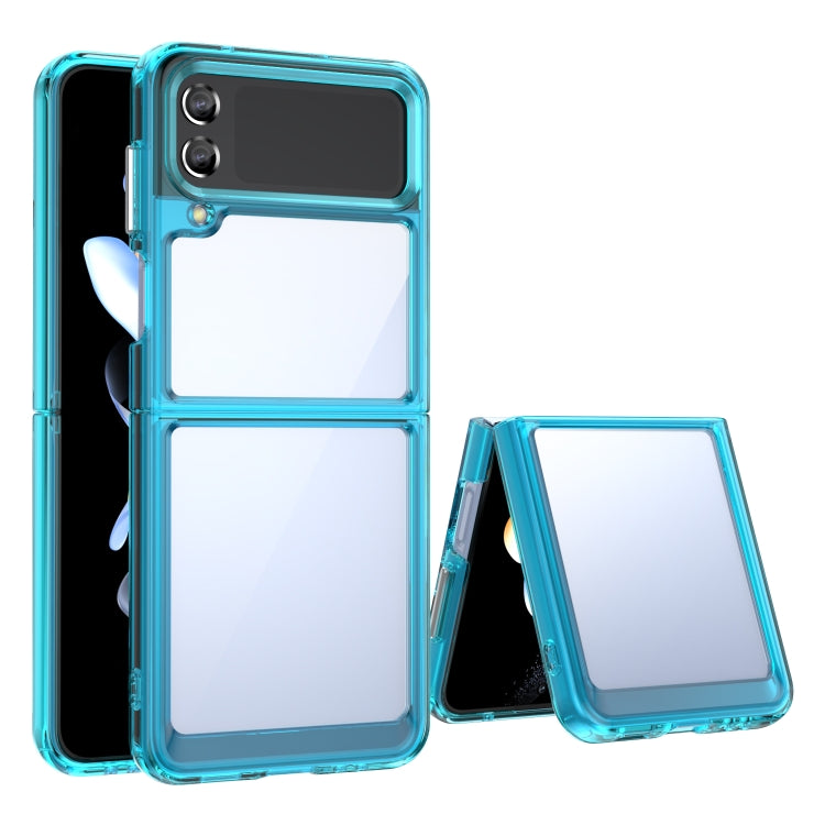 Custodia per telefono in acrilico + TPU serie colorata, For Samsung Galaxy Z Flip3 5G
