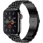 Cinturino per orologio in acciaio inossidabile ultrasottile a sette sfere per la serie Apple Watch, 7 45mm / 6&SE&5&4 44mm / 3&2&1 42mm, 7 41mm / 6&SE&5&4 40mm / 3&2&1 38mm
