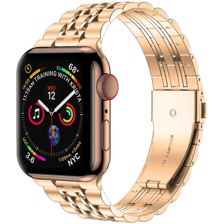 Cinturino per orologio in acciaio inossidabile ultrasottile a sette sfere per la serie Apple Watch, 7 45mm / 6&SE&5&4 44mm / 3&2&1 42mm, 7 41mm / 6&SE&5&4 40mm / 3&2&1 38mm