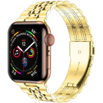 Cinturino per orologio in acciaio inossidabile ultrasottile a sette sfere per la serie Apple Watch, 7 45mm / 6&SE&5&4 44mm / 3&2&1 42mm, 7 41mm / 6&SE&5&4 40mm / 3&2&1 38mm