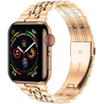 Cinturino per orologio in acciaio inossidabile ultrasottile a sette sfere per la serie Apple Watch, 7 45mm / 6&SE&5&4 44mm / 3&2&1 42mm, 7 41mm / 6&SE&5&4 40mm / 3&2&1 38mm