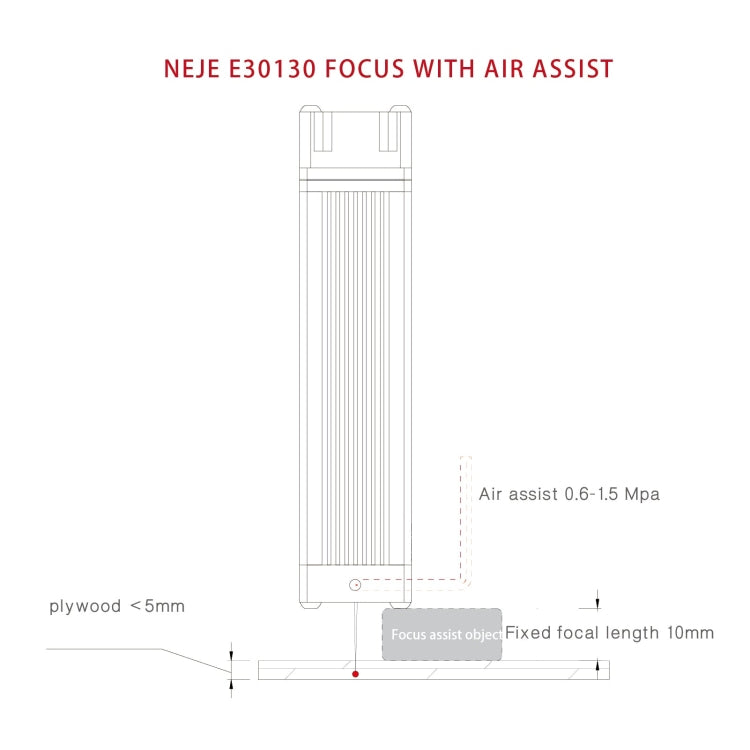 Kit modulo incisore laser NEJE E30130 5,5 W 450 nm, E30130