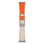 Cinturino in pelle in microfibra a giro singolo per Apple Watch Series, 7 45mm / 6&SE&5&4 44mm / 3&2&1 42mm