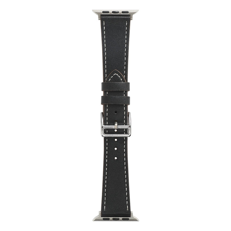 Cinturino in pelle in microfibra a giro singolo per Apple Watch Series, 7 45mm / 6&SE&5&4 44mm / 3&2&1 42mm
