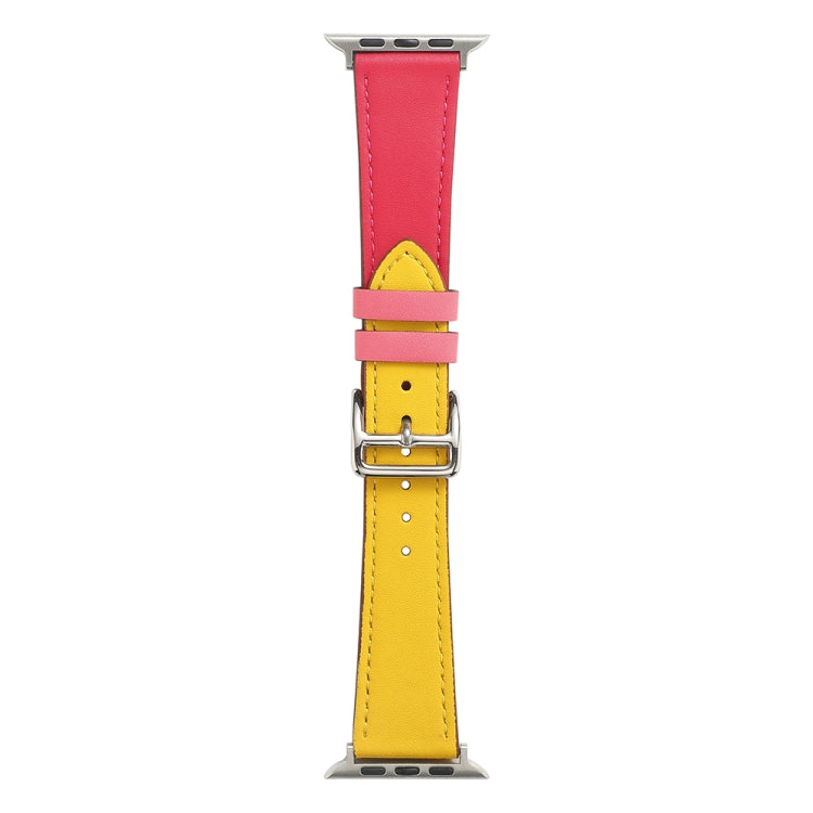 Cinturino in pelle in microfibra a giro singolo per Apple Watch Series, 7 45mm / 6&SE&5&4 44mm / 3&2&1 42mm