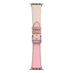 Cinturino in pelle in microfibra a giro singolo per Apple Watch Series, 7 45mm / 6&SE&5&4 44mm / 3&2&1 42mm