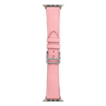 Cinturino in pelle in microfibra a giro singolo per Apple Watch Series, 7 45mm / 6&SE&5&4 44mm / 3&2&1 42mm