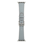 Cinturino in pelle in microfibra a giro singolo per Apple Watch Series, 7 45mm / 6&SE&5&4 44mm / 3&2&1 42mm