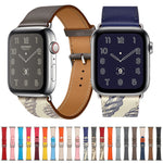 Cinturino in pelle in microfibra a giro singolo per Apple Watch Series, 7 45mm / 6&SE&5&4 44mm / 3&2&1 42mm