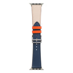 Cinturino in pelle in microfibra a giro singolo per Apple Watch Series, 7 41mm / 6&SE&5&4 40mm / 3&2&1 38mm