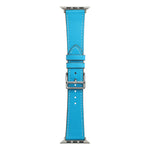 Cinturino in pelle in microfibra a giro singolo per Apple Watch Series, 7 41mm / 6&SE&5&4 40mm / 3&2&1 38mm