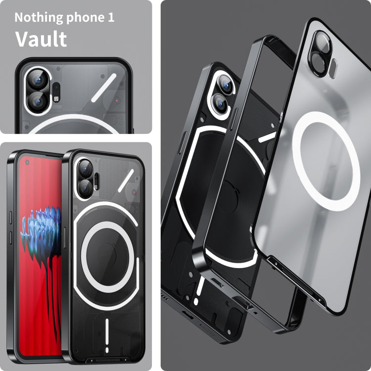 Custodia per telefono magnetica a copertura totale, For Nothing Phone 1
