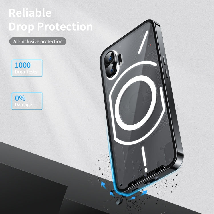 Custodia per telefono magnetica a copertura totale, For Nothing Phone 1