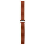 Cinturino magnetico in pelle sottile con anello bicolore per Apple Watch Series, 7 41mm / 6&SE&5&4 40mm / 3&2&1 38mm