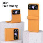 Custodia per telefono in tre pezzi Skin Feel Macaron, For Samsung Galaxy Z Flip4