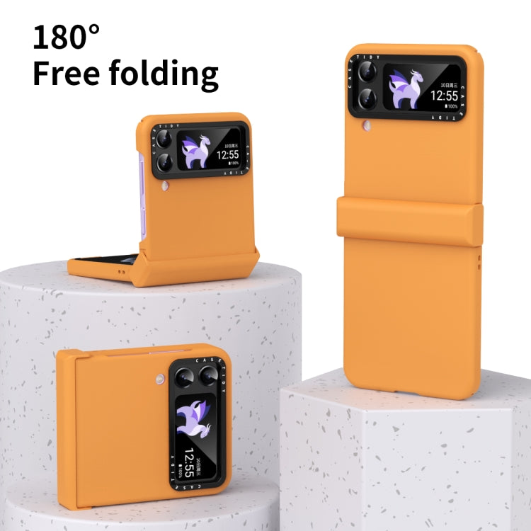Custodia per telefono in tre pezzi Skin Feel Macaron, For Samsung Galaxy Z Flip4