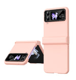 Custodia per telefono in tre pezzi Skin Feel Macaron, For Samsung Galaxy Z Flip4