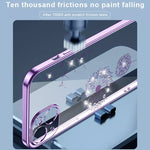 Custodia per cellulare in TPU con dente di leone con diamante galvanico, For iPhone 14 Pro Max