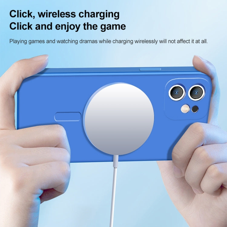 Custodia per telefono Magsafe a copertura totale in silicone liquido, For iPhone 14 Pro Max
