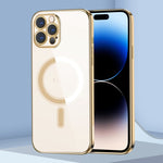 Classica custodia per telefono Magsafe con placcatura elettrolitica, For iPhone 14, For iPhone 14 Plus, For iPhone 14 Pro
